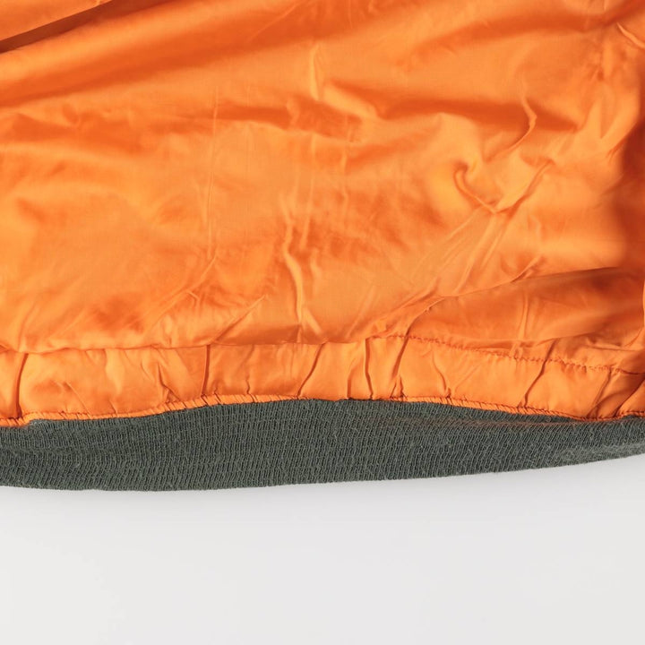 Civilian MA-1 style padded military flight jacket, made in the USA, men's size XL unclear Khaki type Vintage Second Hand