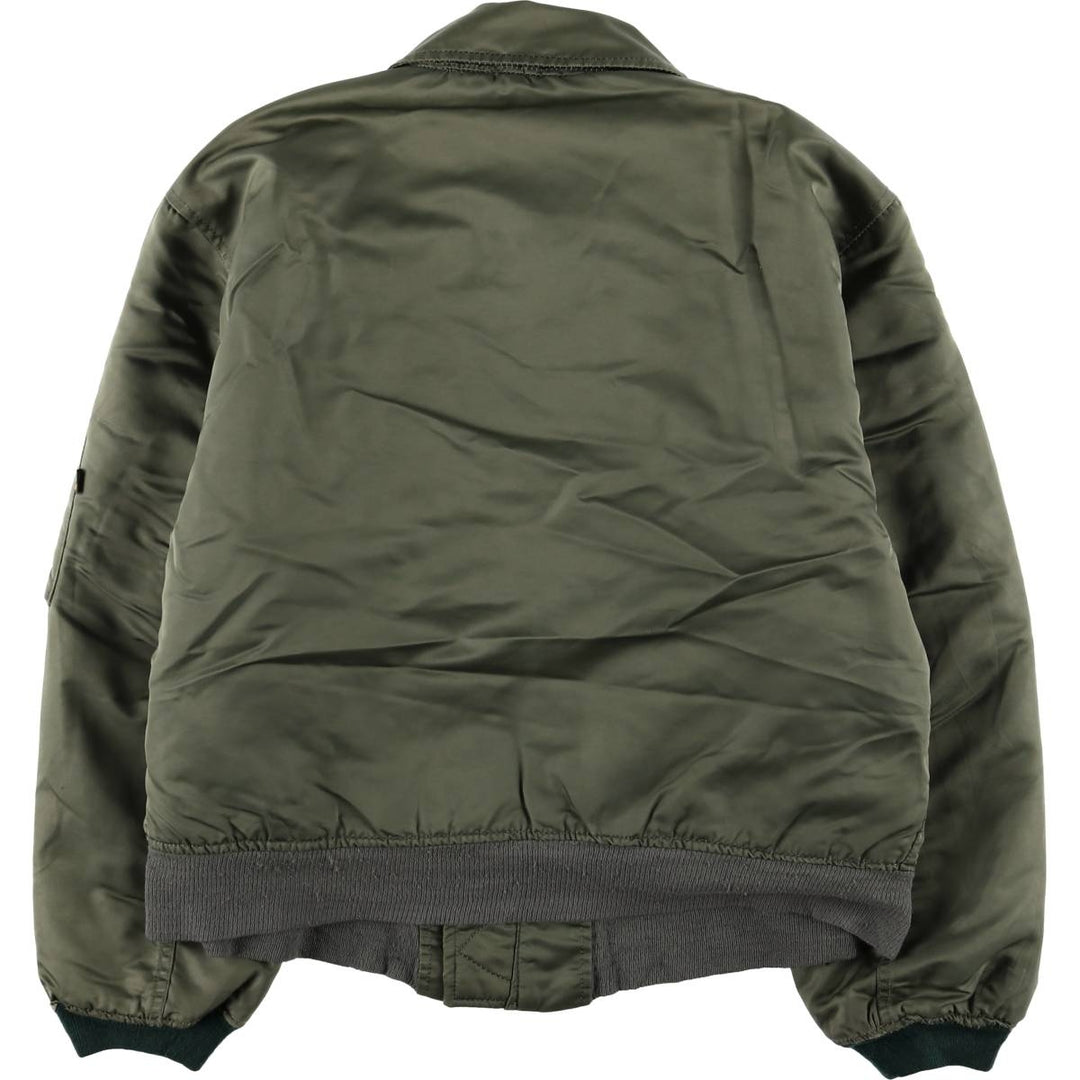 90'S Civilian Alpha CWU-45 Nylon Khaki type Vintage Second Hand