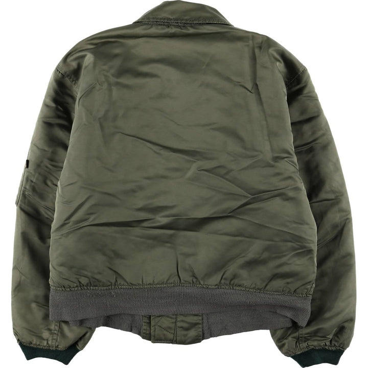 90'S Civilian Alpha CWU-45 Nylon Khaki type Vintage Second Hand