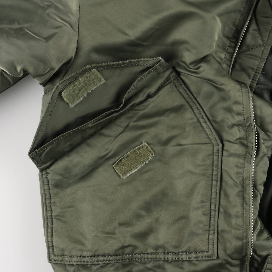 90'S Civilian Alpha CWU-45 Nylon Khaki type Vintage Second Hand