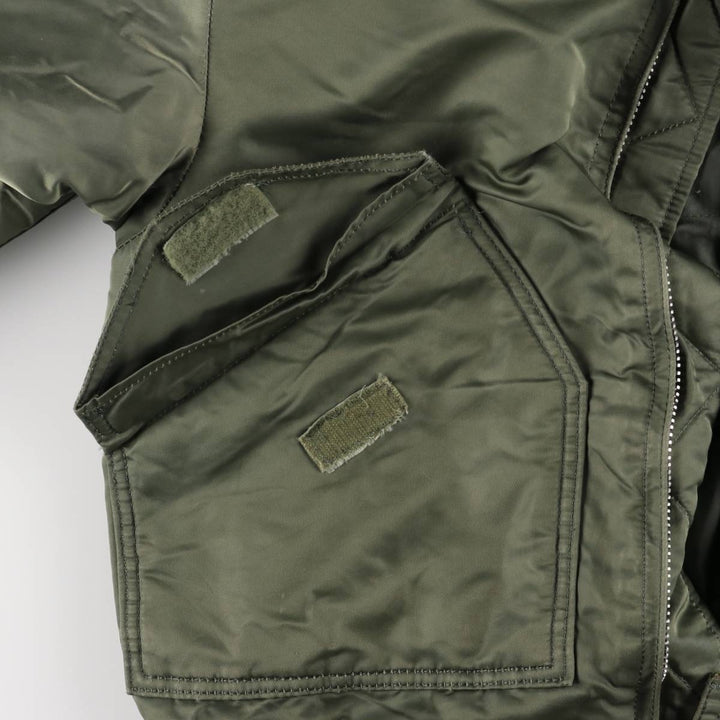 90'S Civilian Alpha CWU-45 Nylon Khaki type Vintage Second Hand