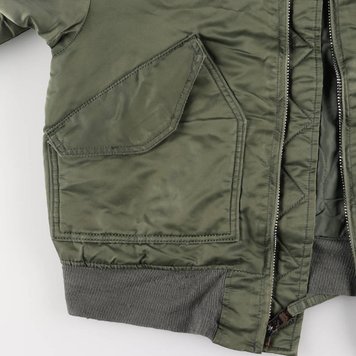 90'S Civilian Alpha CWU-45 Nylon Khaki type Vintage Second Hand