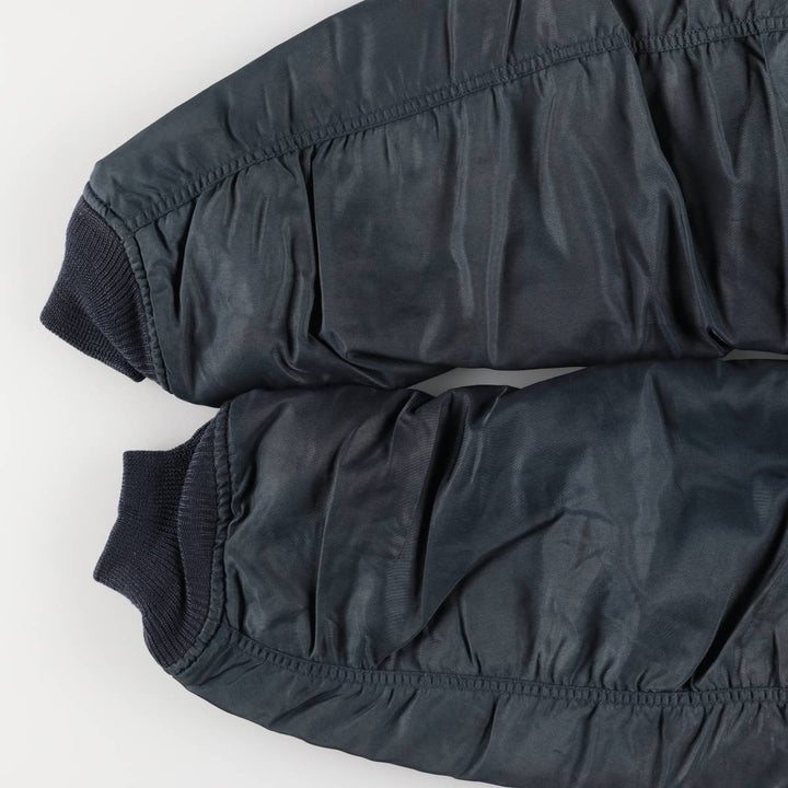 Vintage civilian MA-1 style military flight jacket, men's size XL unclear navy blue type Vintage Second Hand