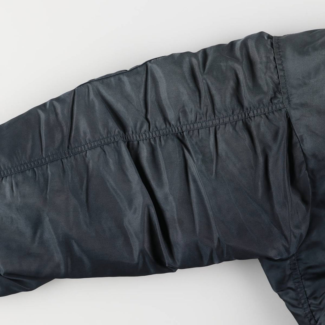 Vintage civilian MA-1 style military flight jacket, men's size XL unclear navy blue type Vintage Second Hand