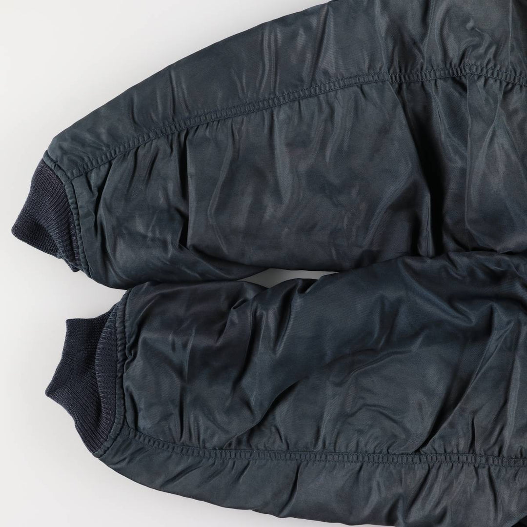 Vintage civilian MA-1 style military flight jacket, men's size XL unclear navy blue type Vintage Second Hand