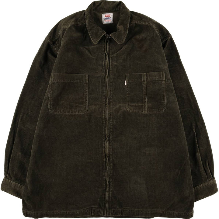 Levi's Corduroy Jacket, Men's Size XL cotton Khaki type Vintage Second Hand