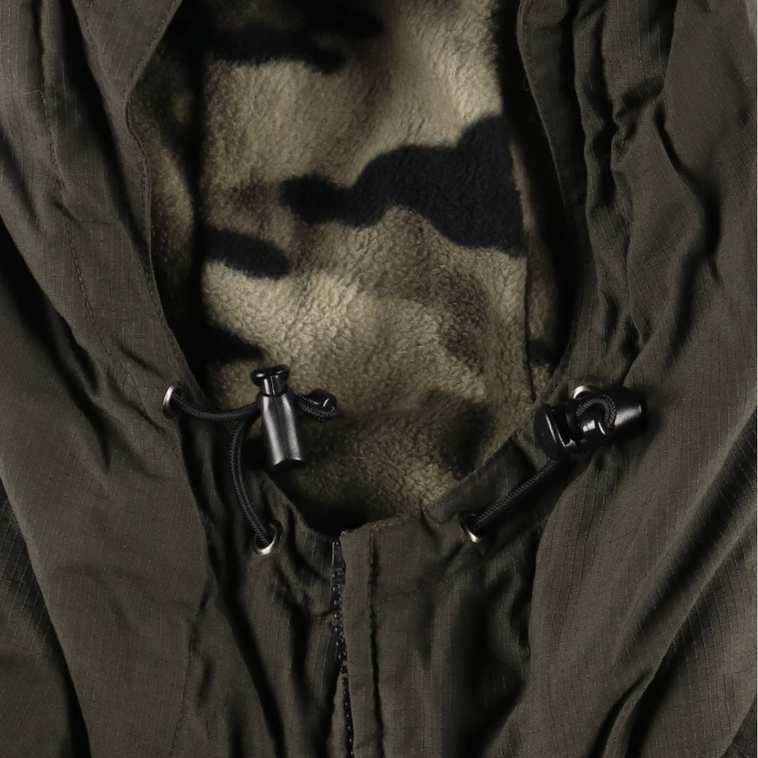 Carhartt Ripstop Hooded Work Jacket, Men's Size Medium Nylon Khaki type Vintage Second Hand