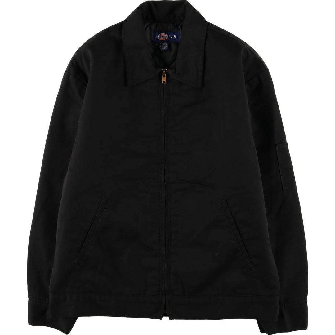 Dickies padded work jacket, men's size M polyester black type Vintage Second Hand