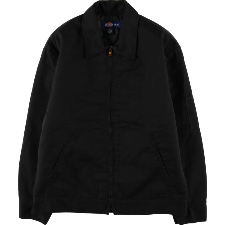 Dickies padded work jacket, men's size M polyester black type Vintage Second Hand