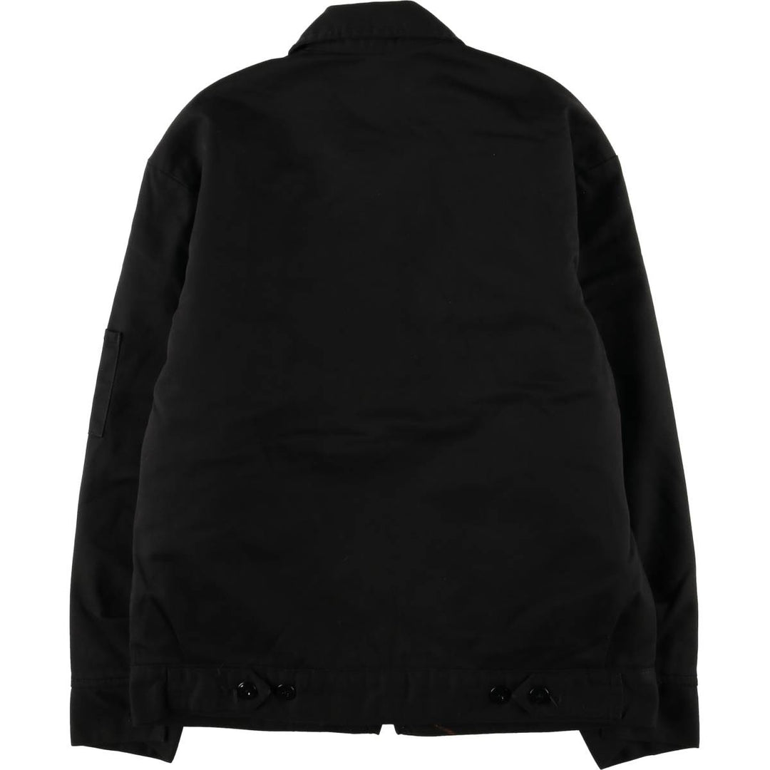 Dickies padded work jacket, men's size M polyester black type Vintage Second Hand