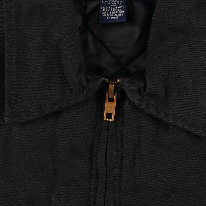 Dickies padded work jacket, men's size M polyester black type Vintage Second Hand