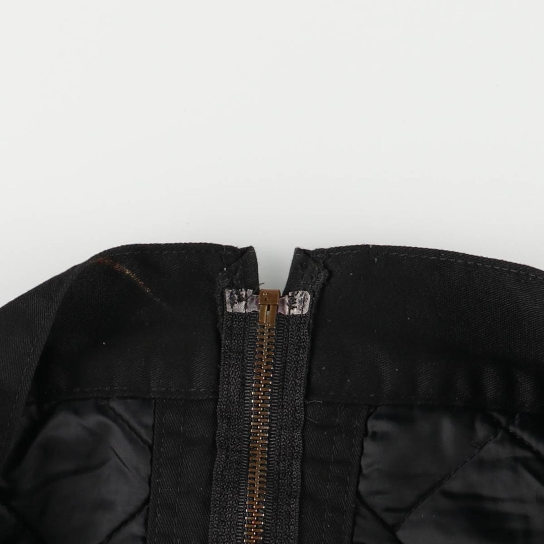 Dickies padded work jacket, men's size M polyester black type Vintage Second Hand