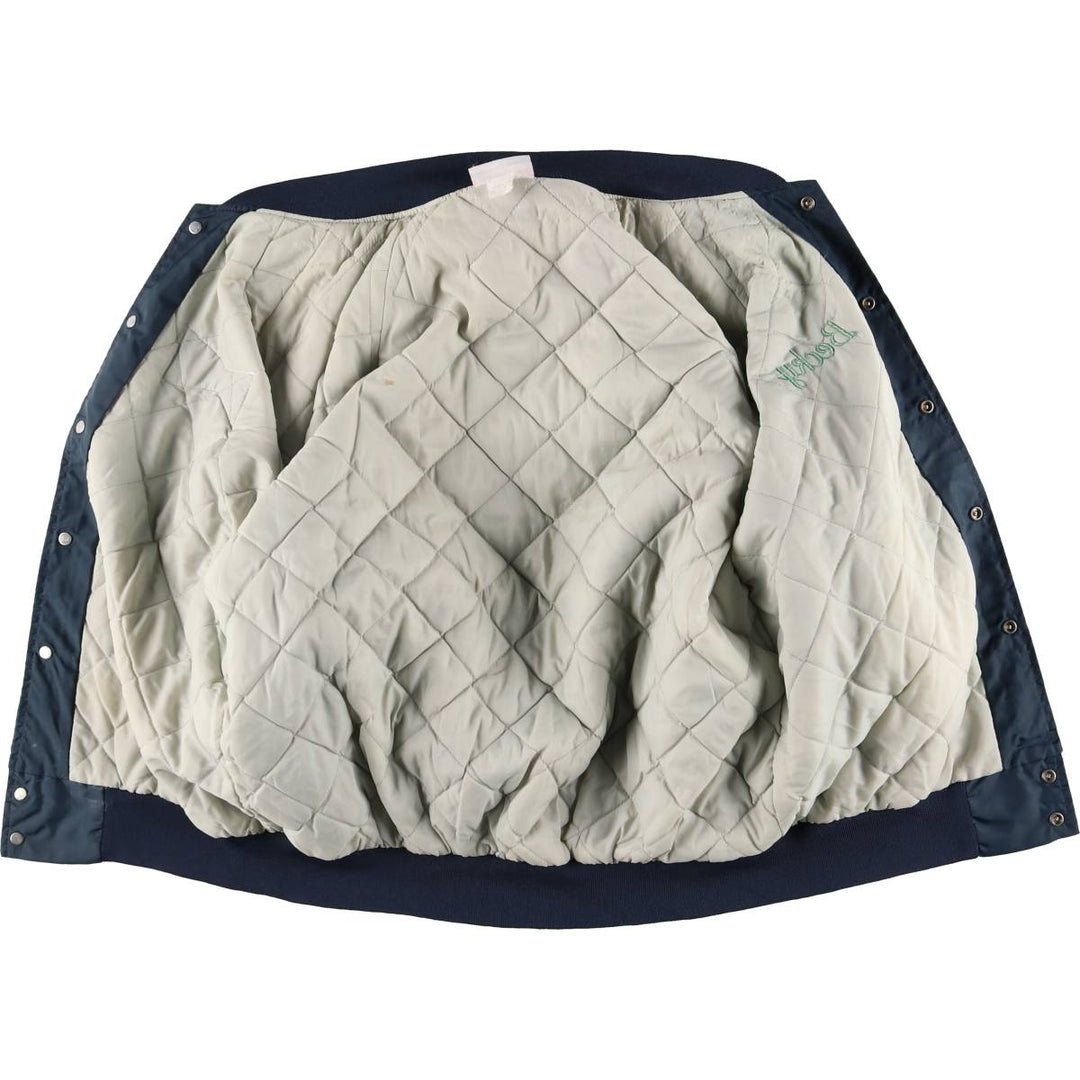 Vintage 80s-90'S Hartwell Padded Varsity Jacket, Made in USA, Men's XL unclear navy blue type Vintage Second Hand