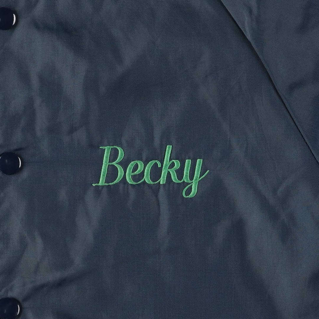 Vintage 80s-90'S Hartwell Padded Varsity Jacket, Made in USA, Men's XL unclear navy blue type Vintage Second Hand