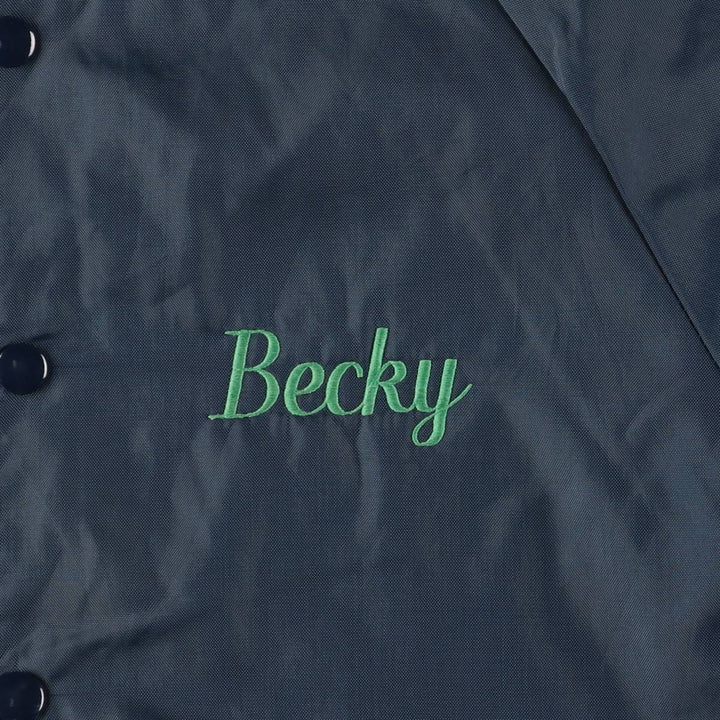 Vintage 80s-90'S Hartwell Padded Varsity Jacket, Made in USA, Men's XL unclear navy blue type Vintage Second Hand