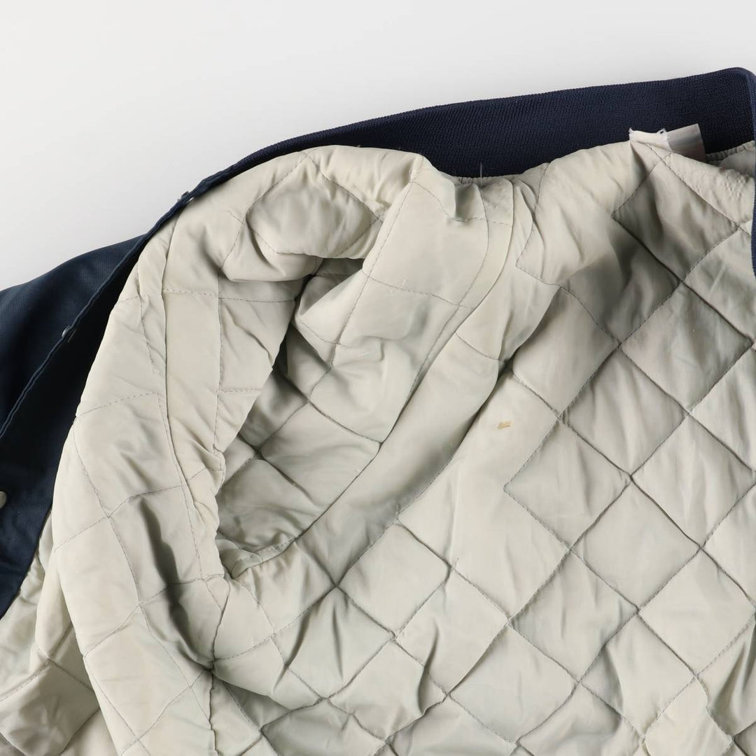 Vintage 80s-90'S Hartwell Padded Varsity Jacket, Made in USA, Men's XL unclear navy blue type Vintage Second Hand