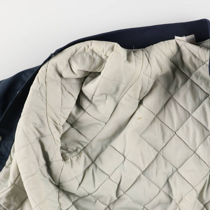 Vintage 80s-90'S Hartwell Padded Varsity Jacket, Made in USA, Men's XL unclear navy blue type Vintage Second Hand