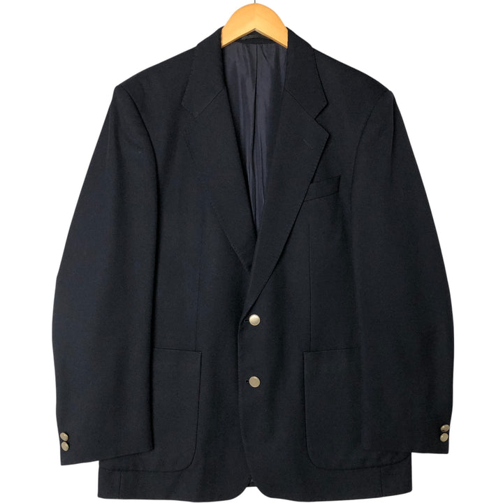 St. Michael Wool Tailored Jacket, Men's Size M wool black type Vintage Second Hand