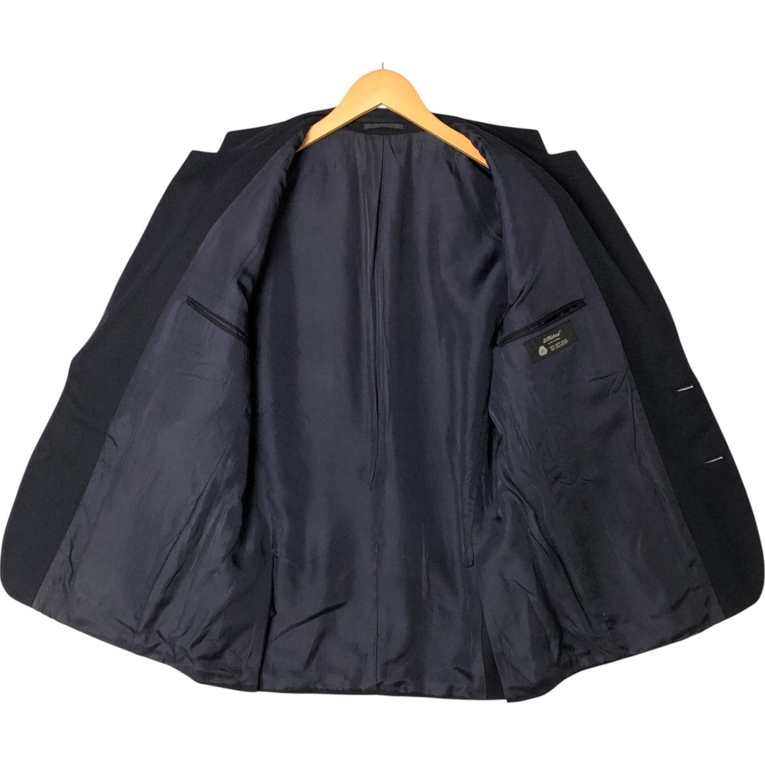 St. Michael Wool Tailored Jacket, Men's Size M wool black type Vintage Second Hand