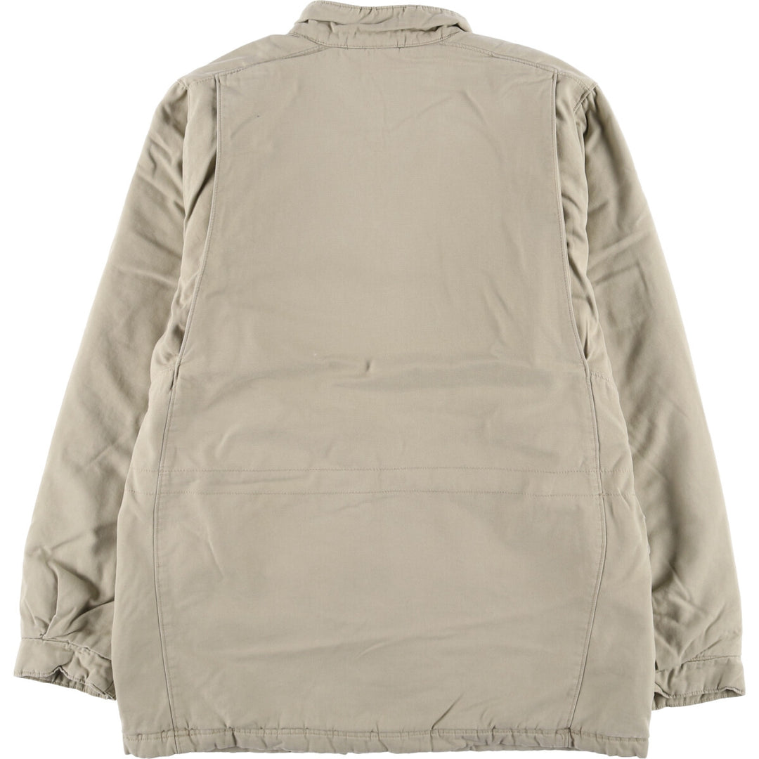 2000'S Nike stand-collar padded puffer jacket, size M, men's cotton Beige type Vintage Second Hand