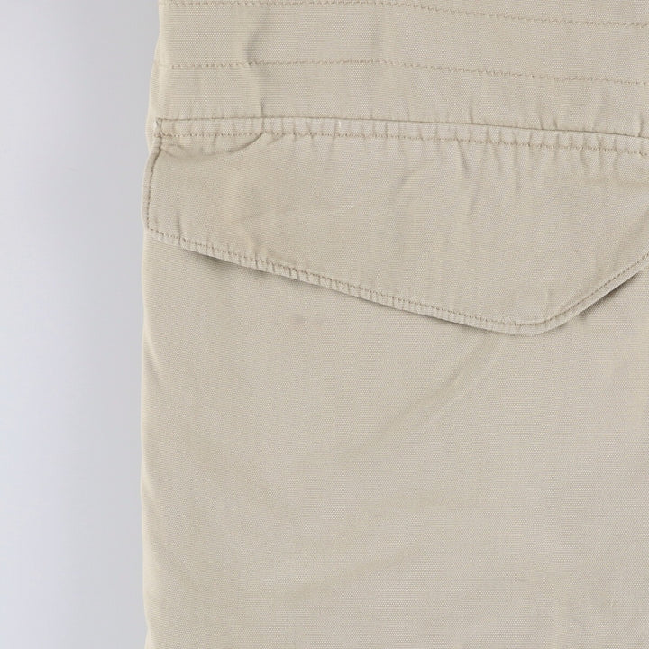 2000'S Nike stand-collar padded puffer jacket, size M, men's cotton Beige type Vintage Second Hand