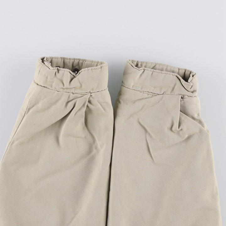 2000'S Nike stand-collar padded puffer jacket, size M, men's cotton Beige type Vintage Second Hand