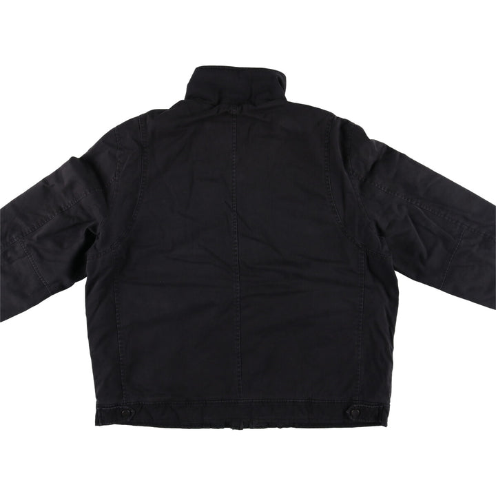 Levi's Stand Collar Cotton Jacket, Men's XL cotton black type Vintage Second Hand