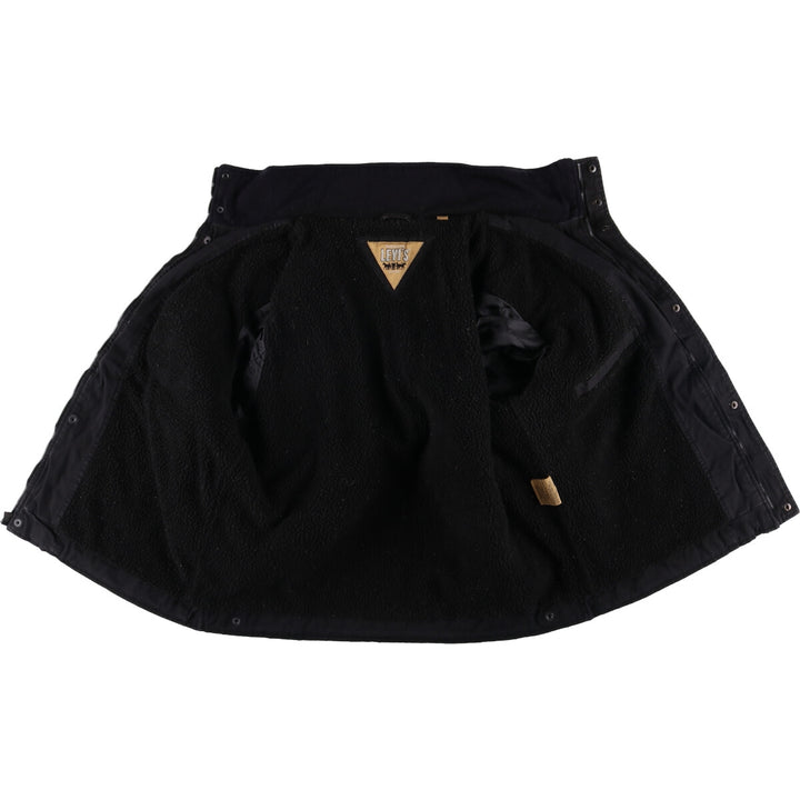 Levi's Stand Collar Cotton Jacket, Men's XL cotton black type Vintage Second Hand