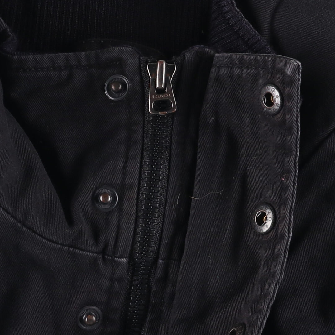 Levi's Stand Collar Cotton Jacket, Men's XL cotton black type Vintage Second Hand