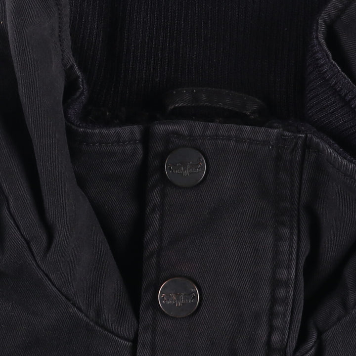 Levi's Stand Collar Cotton Jacket, Men's XL cotton black type Vintage Second Hand