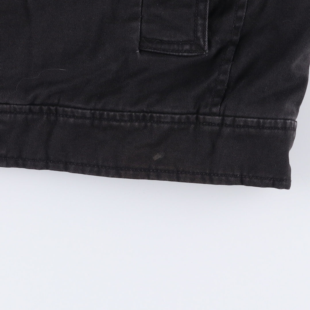 Levi's Stand Collar Cotton Jacket, Men's XL cotton black type Vintage Second Hand