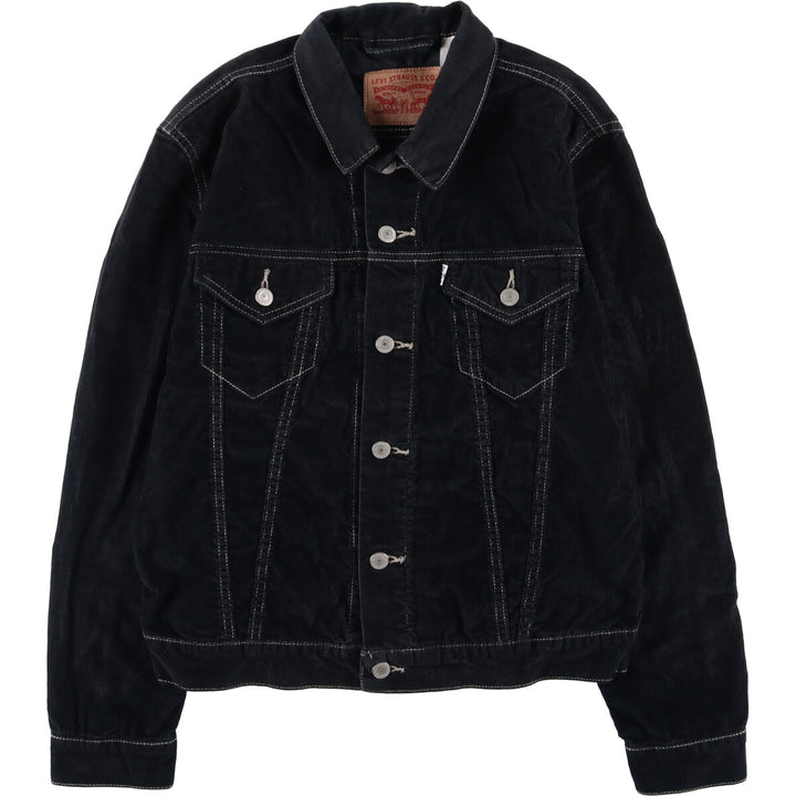 Levi's Corduroy Jacket, Men's Size Medium cotton black type Vintage Second Hand