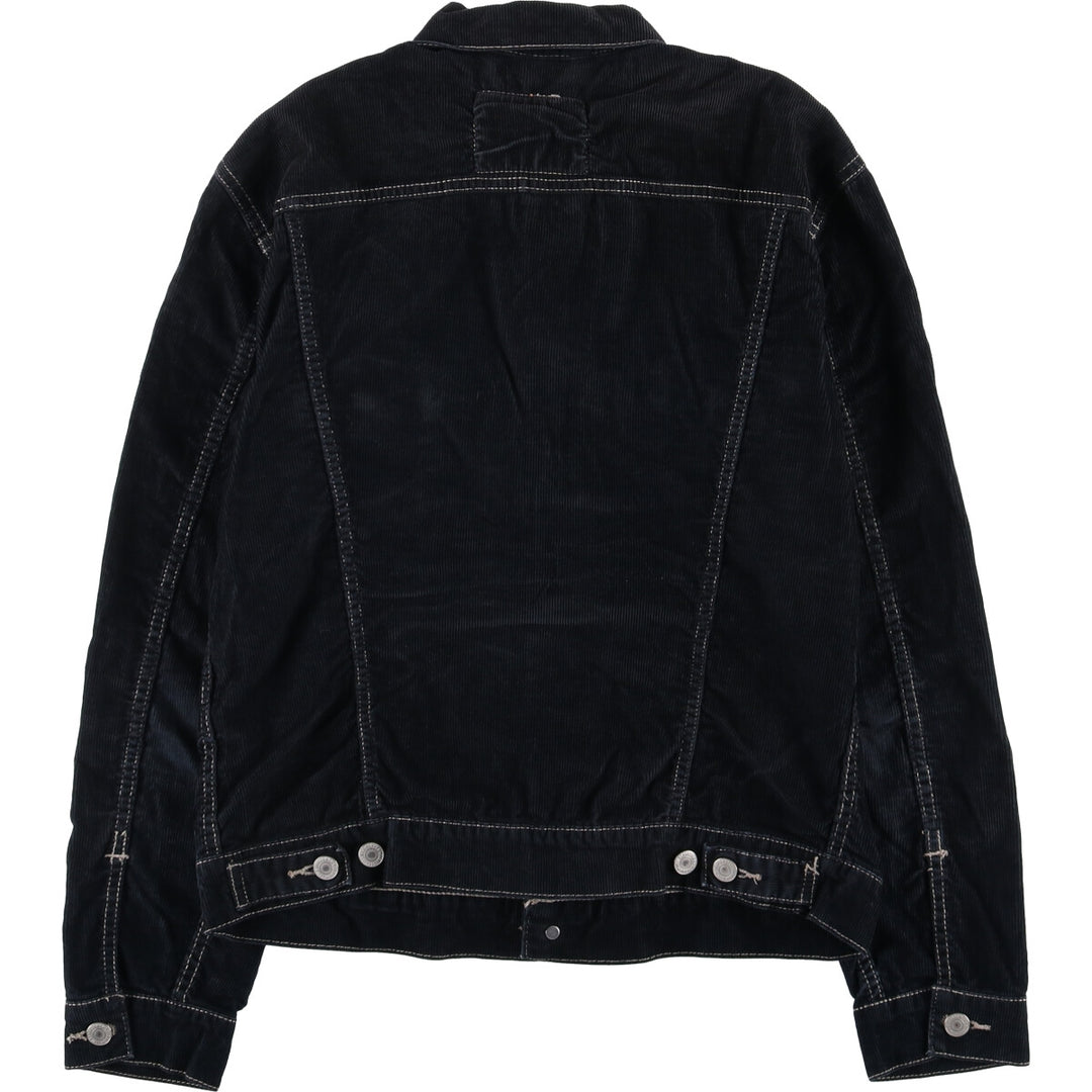 Levi's Corduroy Jacket, Men's Size Medium cotton black type Vintage Second Hand