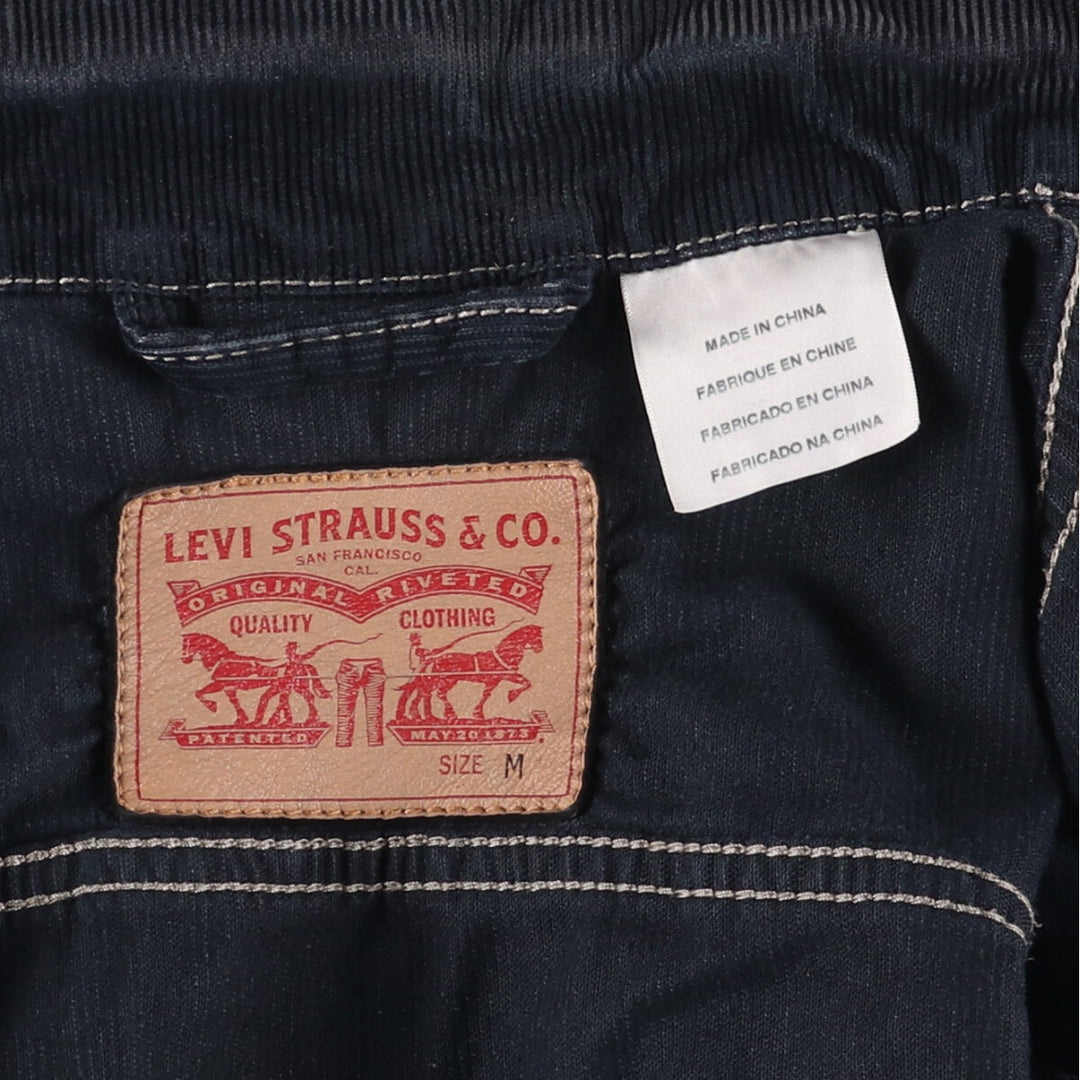 Levi's Corduroy Jacket, Men's Size Medium cotton black type Vintage Second Hand