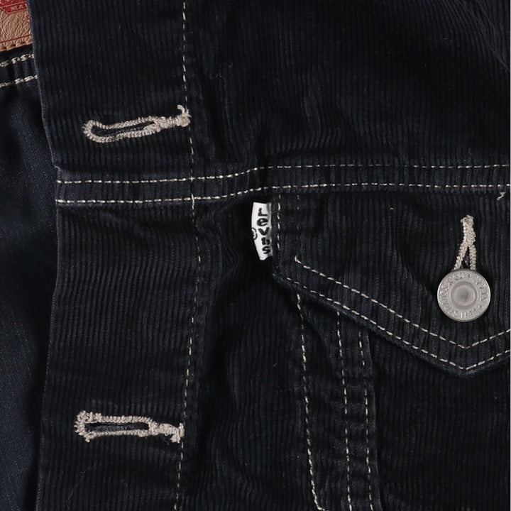 Levi's Corduroy Jacket, Men's Size Medium cotton black type Vintage Second Hand
