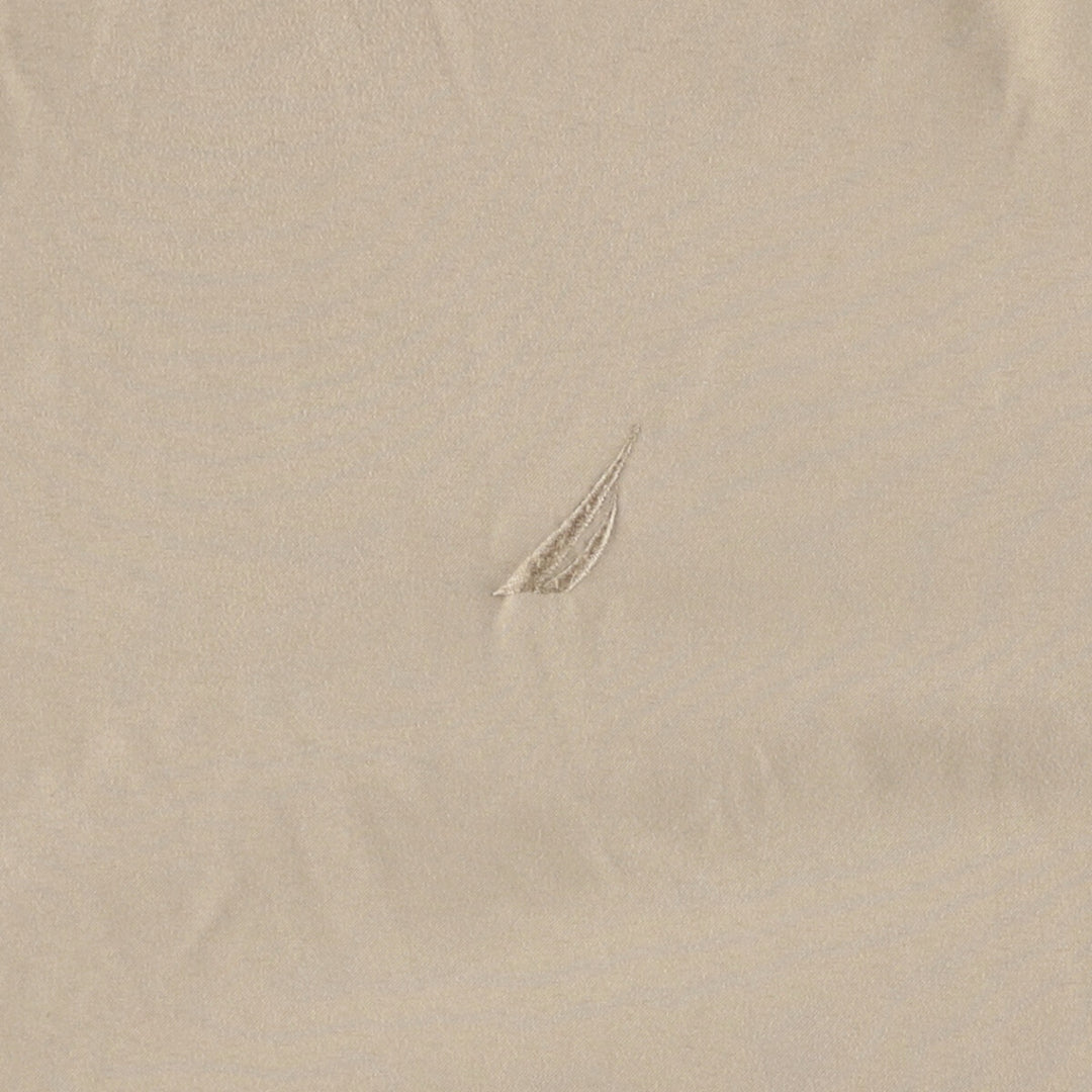 Nautica reversible fleece jacket, men's size L polyester brown type Vintage Second Hand