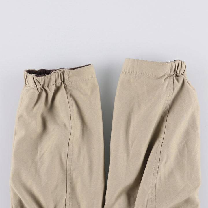 Nautica reversible fleece jacket, men's size L polyester brown type Vintage Second Hand