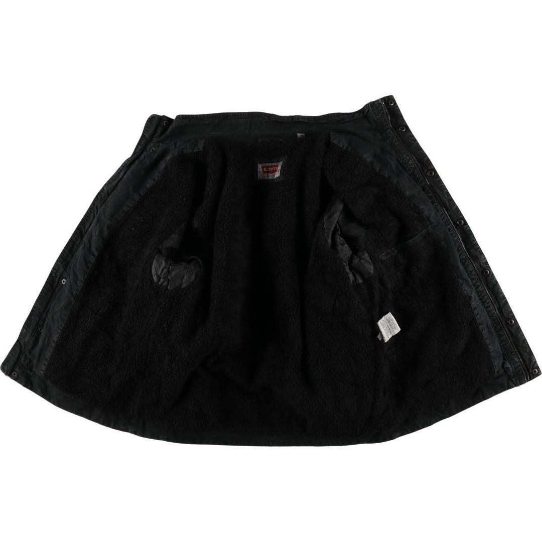 Levi's stand-collar cotton jacket, men's size L cotton black type Vintage Second Hand