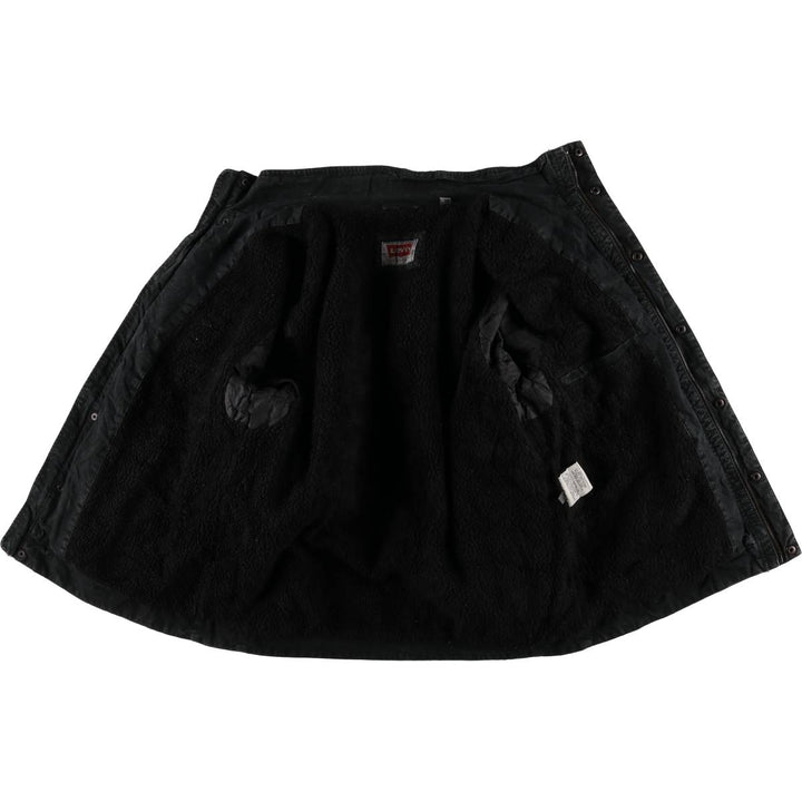 Levi's stand-collar cotton jacket, men's size L cotton black type Vintage Second Hand