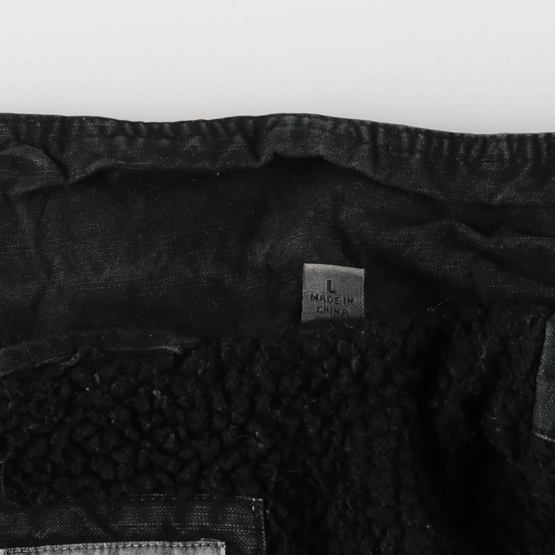 Levi's stand-collar cotton jacket, men's size L cotton black type Vintage Second Hand