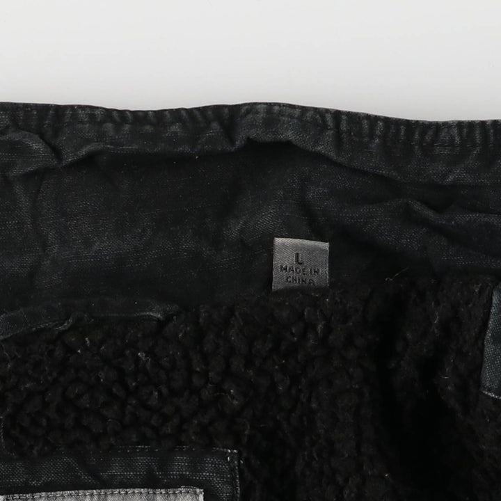 Levi's stand-collar cotton jacket, men's size L cotton black type Vintage Second Hand