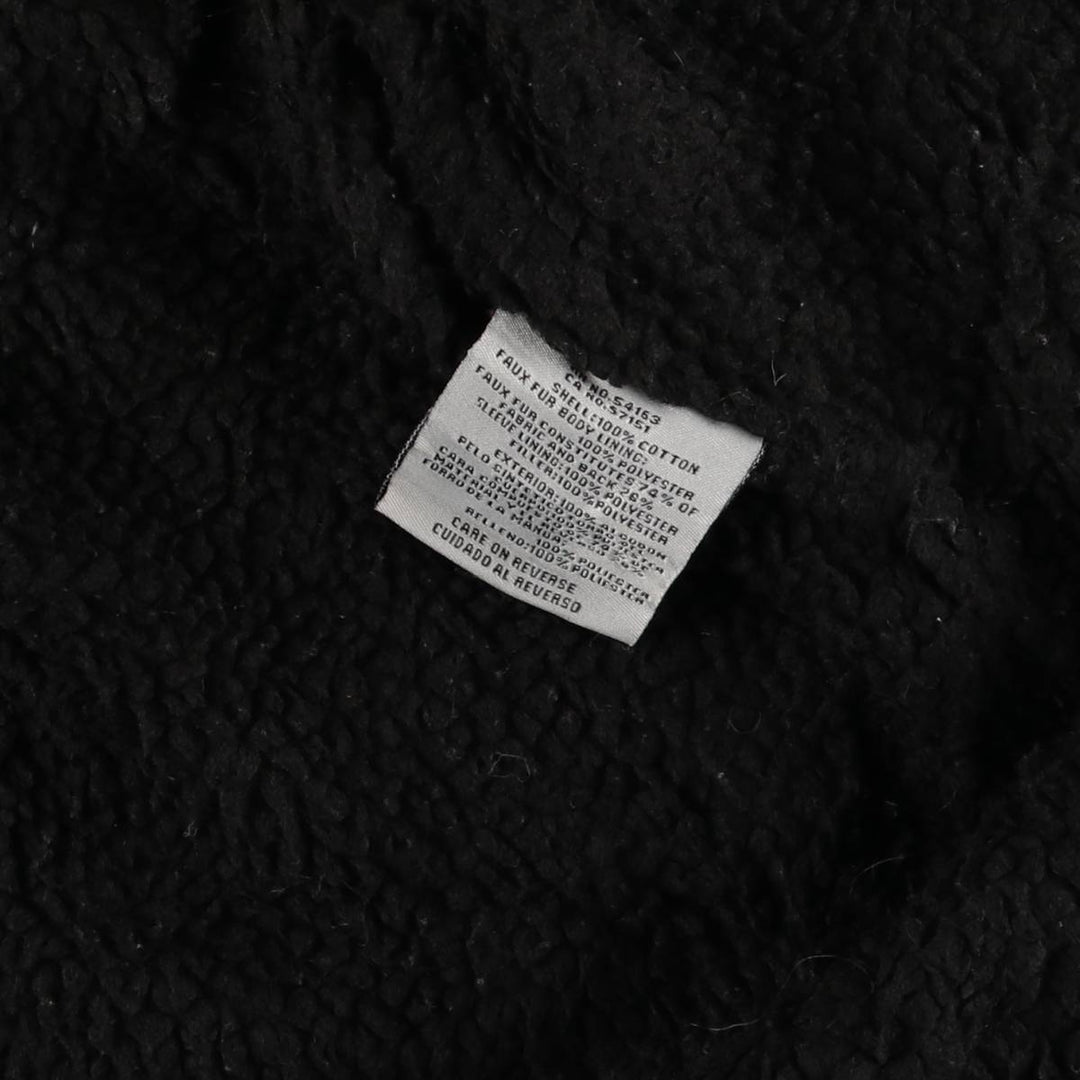 Levi's stand-collar cotton jacket, men's size L cotton black type Vintage Second Hand