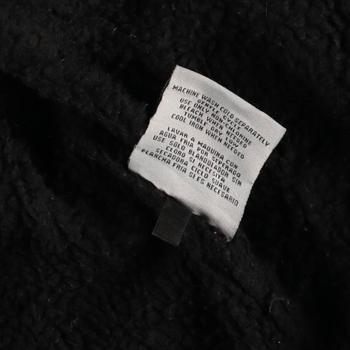 Levi's stand-collar cotton jacket, men's size L cotton black type Vintage Second Hand