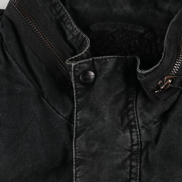 Levi's stand-collar cotton jacket, men's size L cotton black type Vintage Second Hand