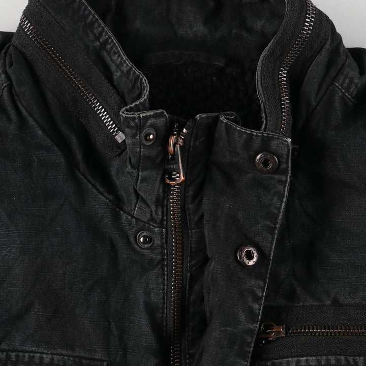 Levi's stand-collar cotton jacket, men's size L cotton black type Vintage Second Hand