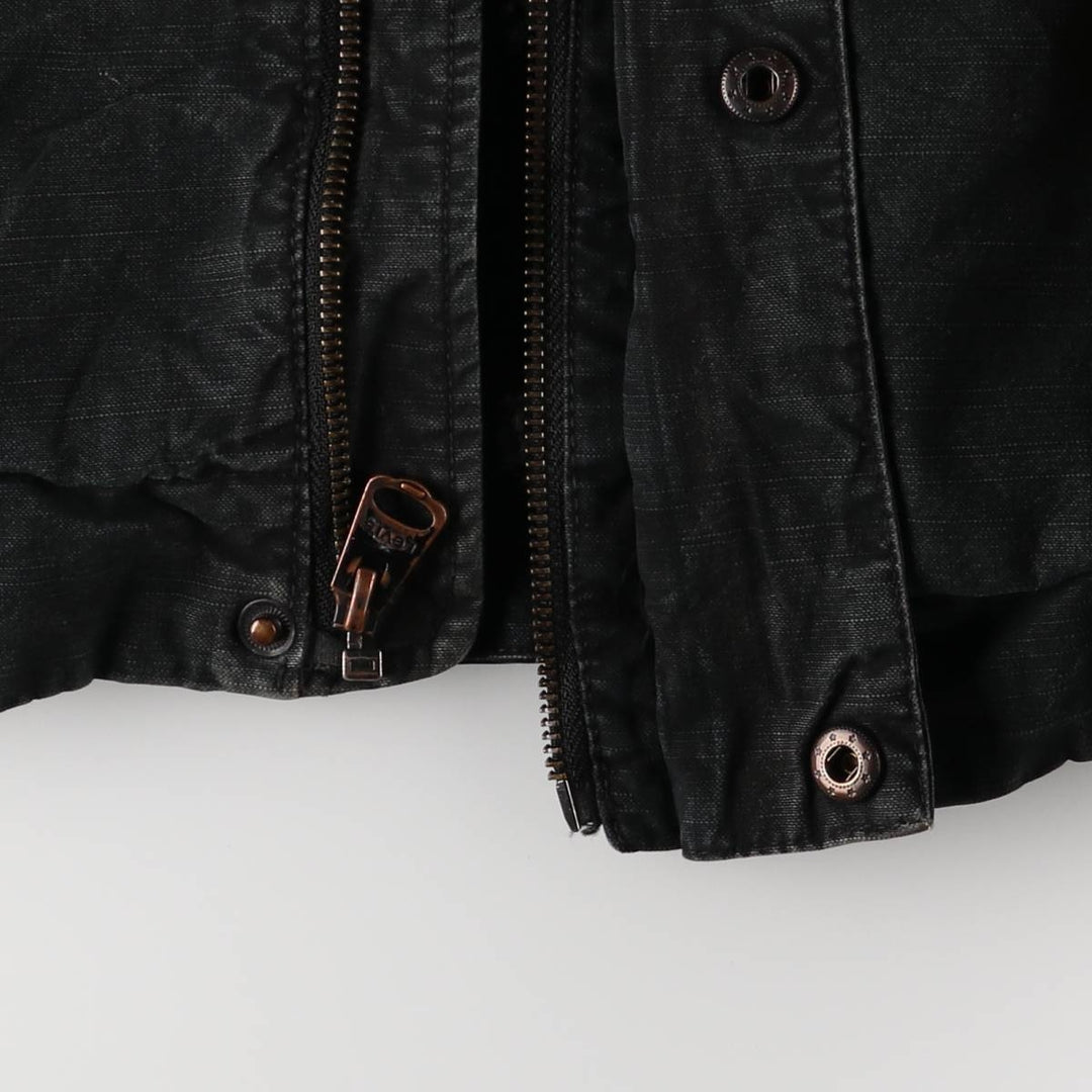 Levi's stand-collar cotton jacket, men's size L cotton black type Vintage Second Hand