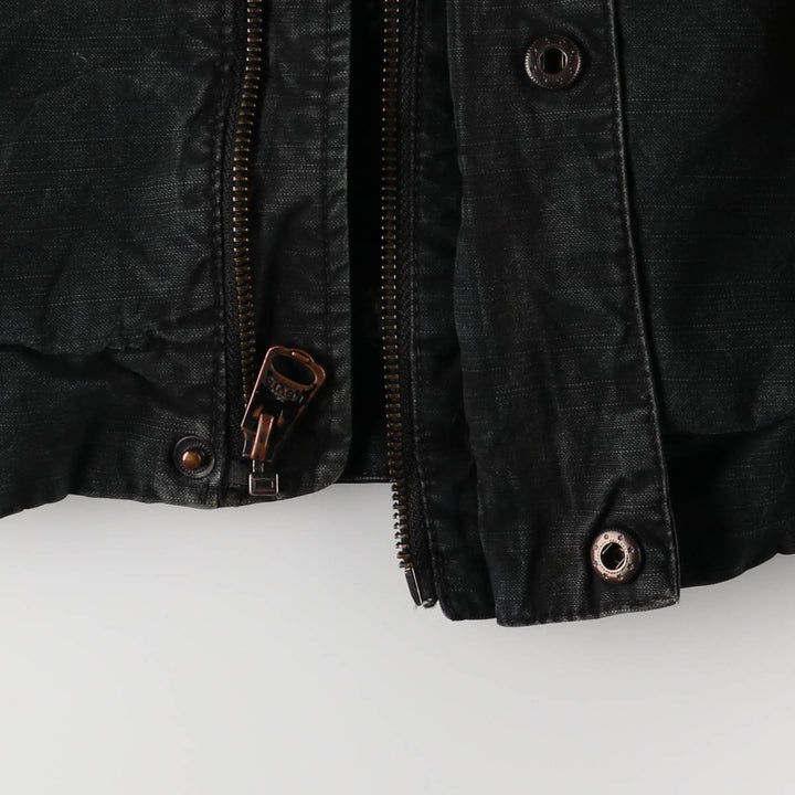 Levi's stand-collar cotton jacket, men's size L cotton black type Vintage Second Hand