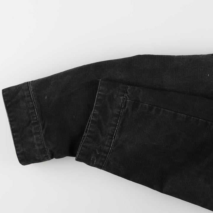 Levi's stand-collar cotton jacket, men's size L cotton black type Vintage Second Hand