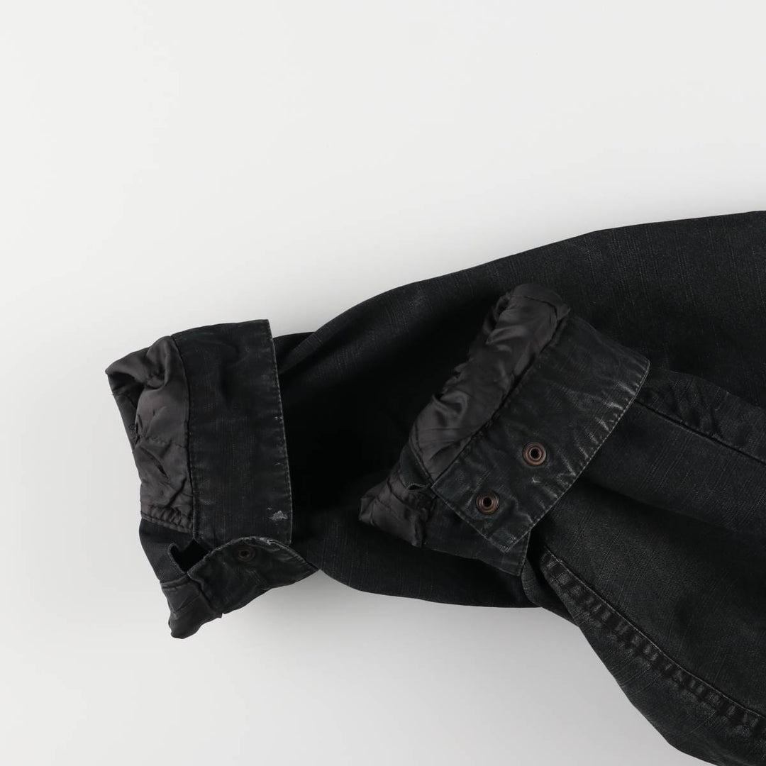 Levi's stand-collar cotton jacket, men's size L cotton black type Vintage Second Hand