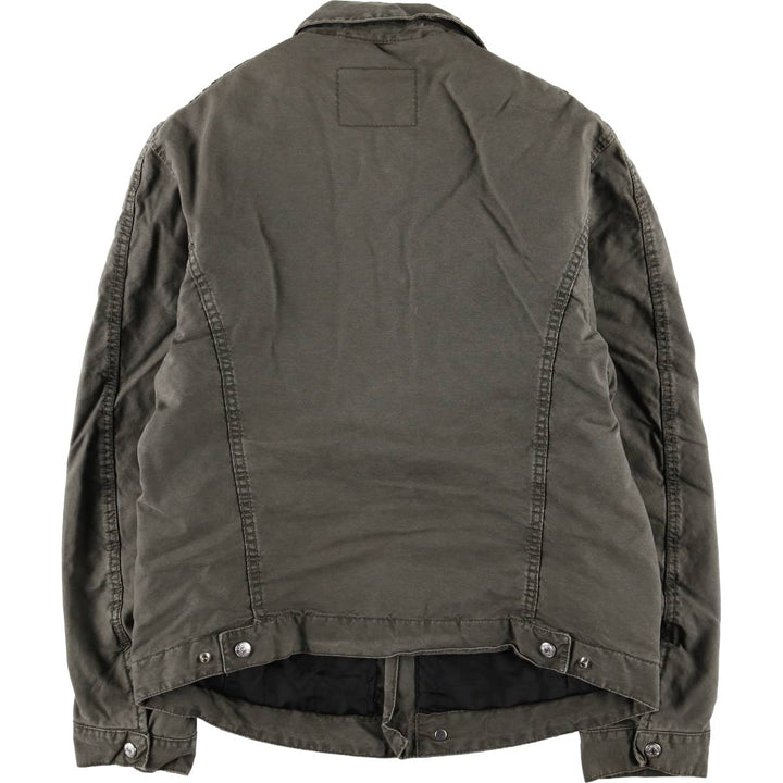 2000'S Levi's Engineered Jacket 70100-2981, Euro Model, Draped, Padded, Men's Size Medium cotton Khaki type Vintage Second Hand